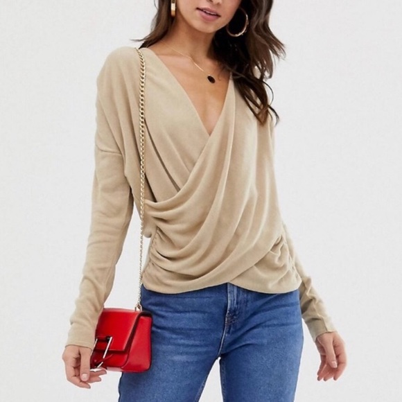 ASOS Tops - ASOS Drapey Long Sleeve Top